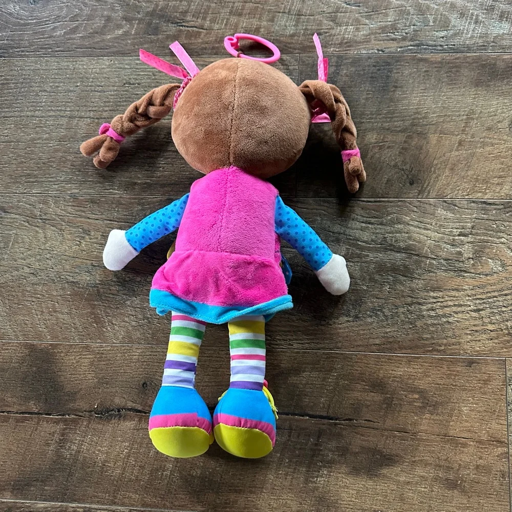 June Garden Dressy Friends Belle educational plush doll